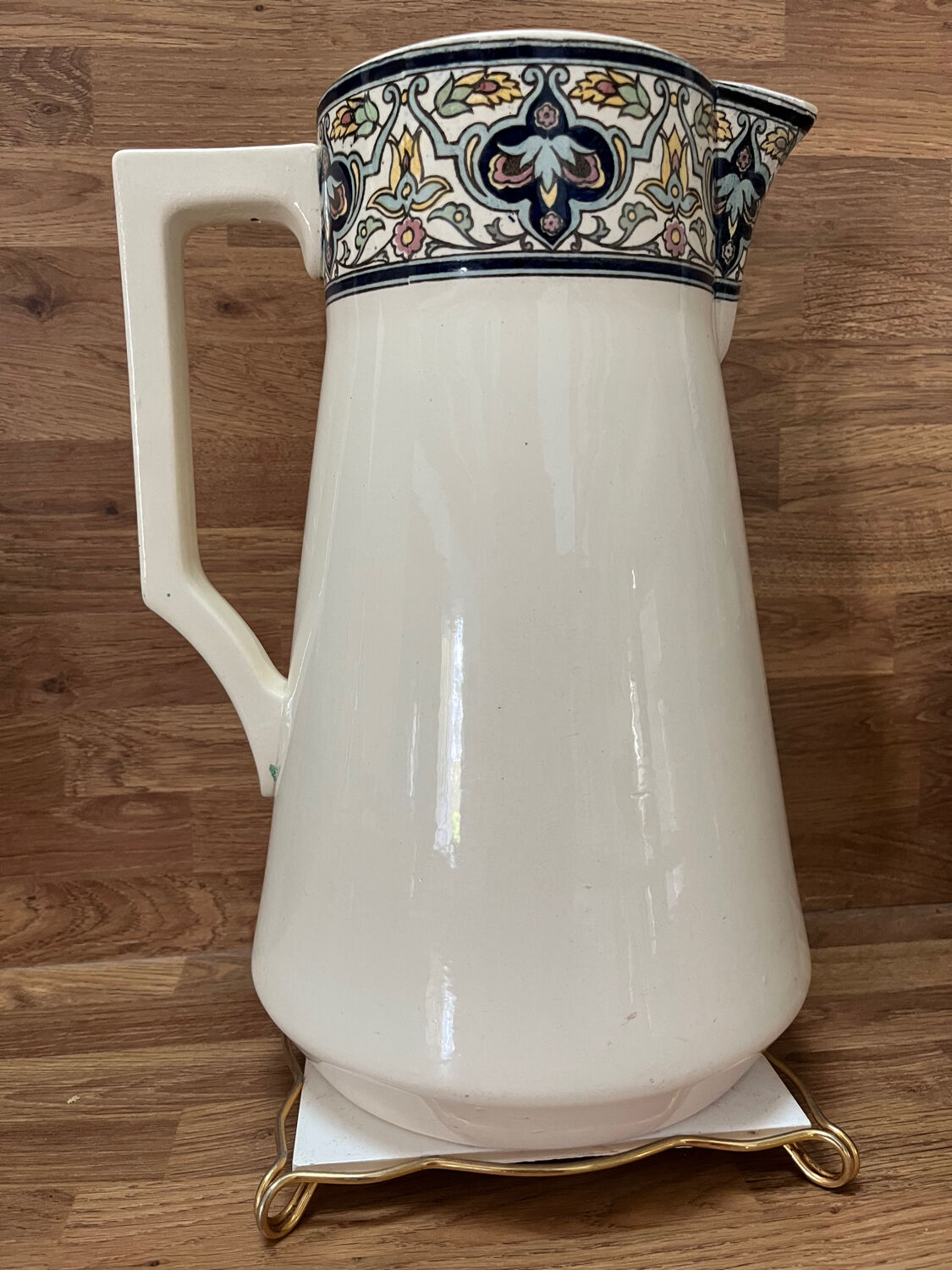 Broc in earthenware Sarreguemines Tunis