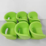 Set of 6 Moroso Victoria and Albert Collection chairs by Ron Arad