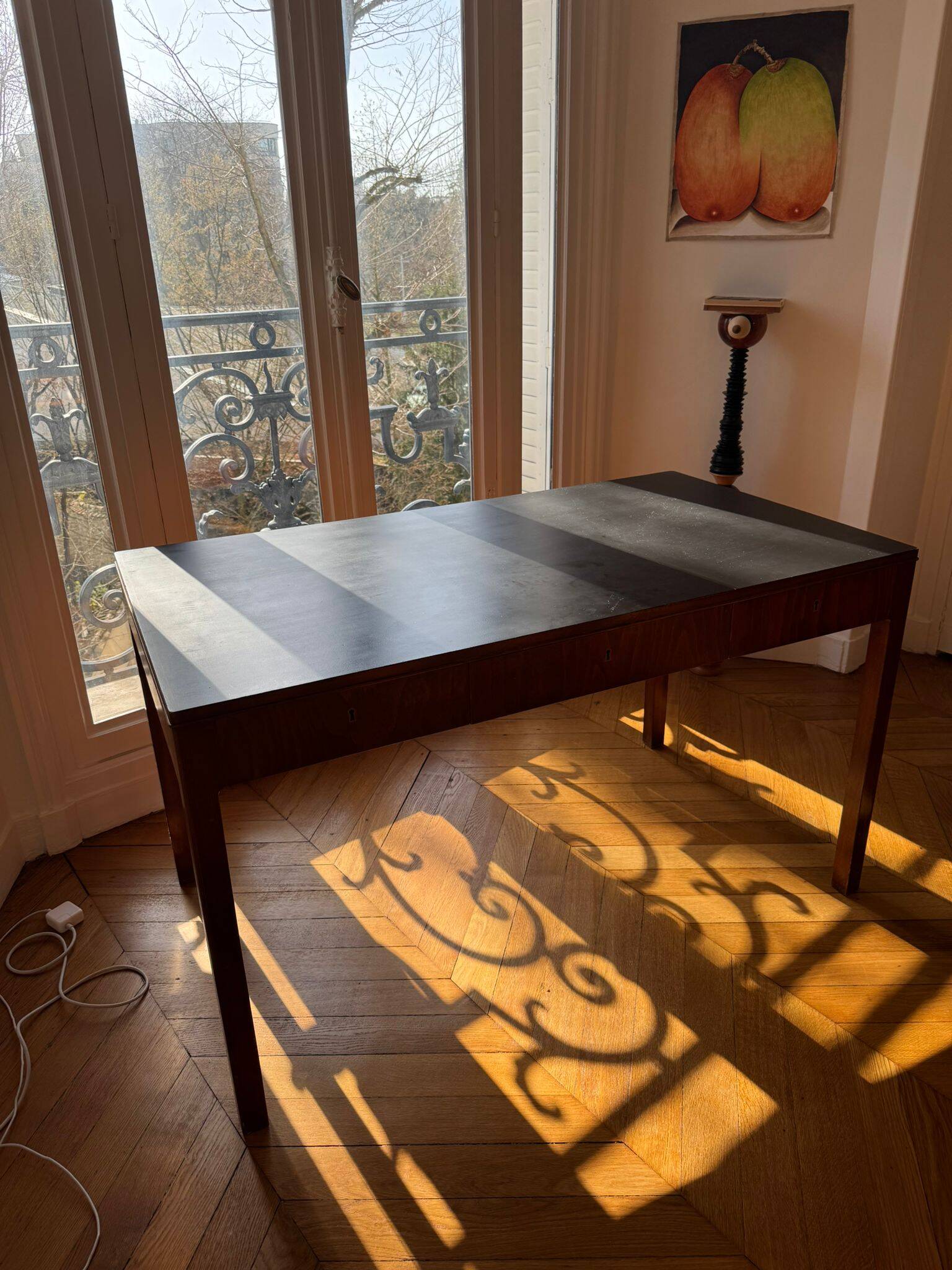 Ole Wanscher, Danish Freestanding Desk Made by Fritz Hansen, "Model 1661"