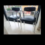 Set 2 mid century dining chairs
