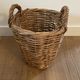 Pop-up Christmas 2022 - Vintage round basket / old basket in Dame-Jeanne