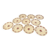Service de 10 assiettes creuses L’Amandinoise