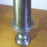 Pewter candle holder