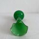 Vintage green opaline soliflore vase