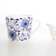 DBGM blue and white floral tared, made in Germany