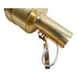 Mid-Century Modern Set of 3 Brass Wall Sconces by Sundstedt Sweden