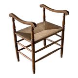 Straw bench