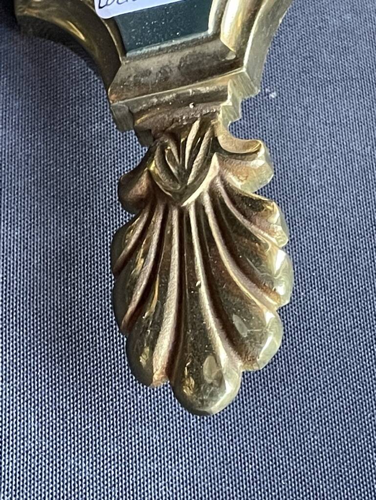 Pair of bronze wall lights – Empire style – Maison Lucien Gau