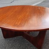 Rosewood veneer coffee table 1970
