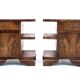 Art deco bedside tables, poland, 1950s