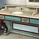 Antique hairdresser's-barber's furniture