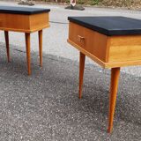 Pair of vintage bedside tables