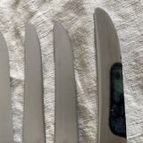 Antique horn and steel blade knives