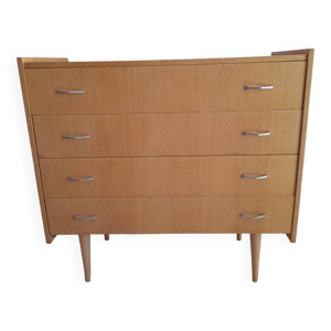 commode vintage en chêne