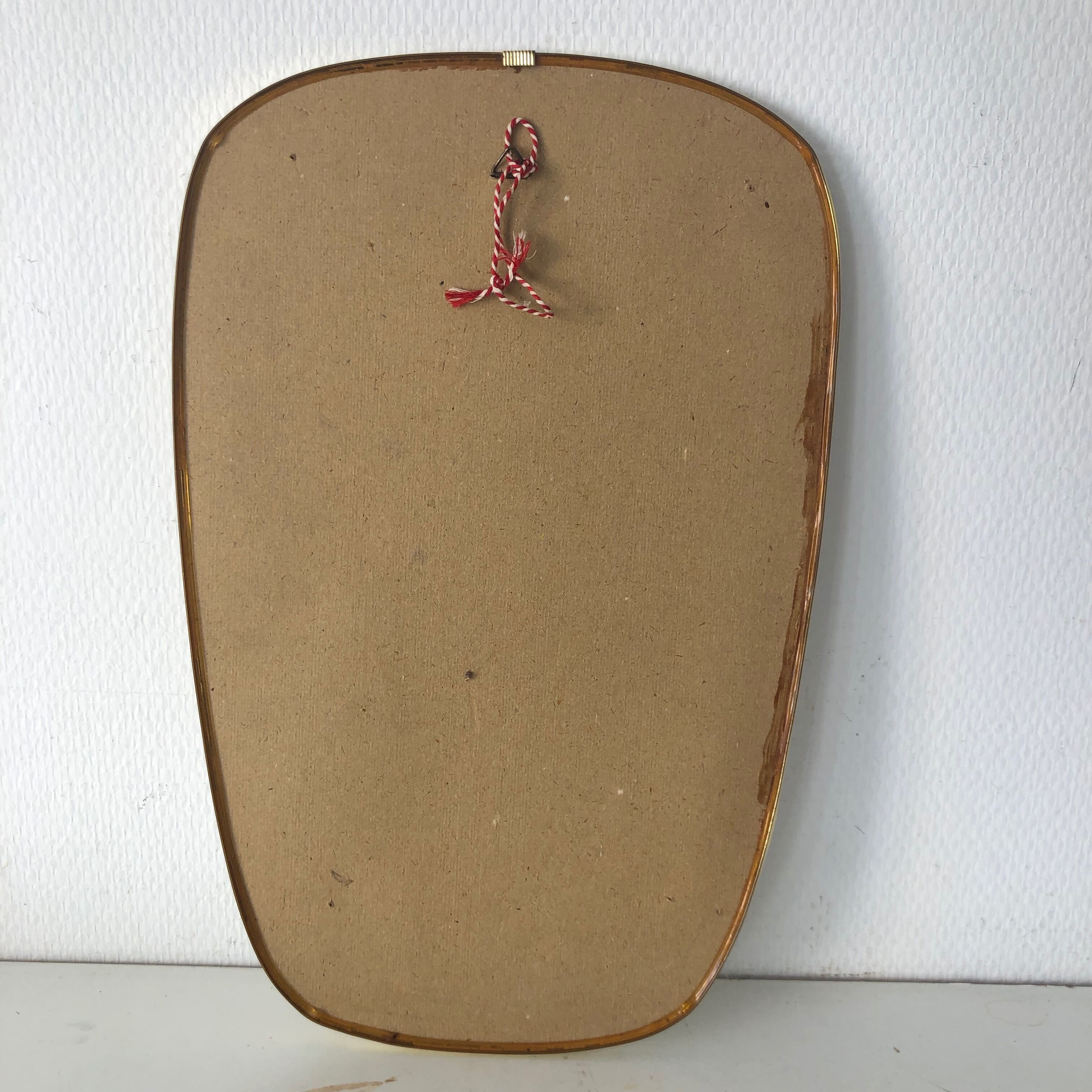 Vintage mirror  1960 - 39x26cm
