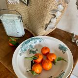 Round dish signed Bertrand Bordeaux model Anémone