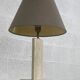 vintage marble and brass lamp