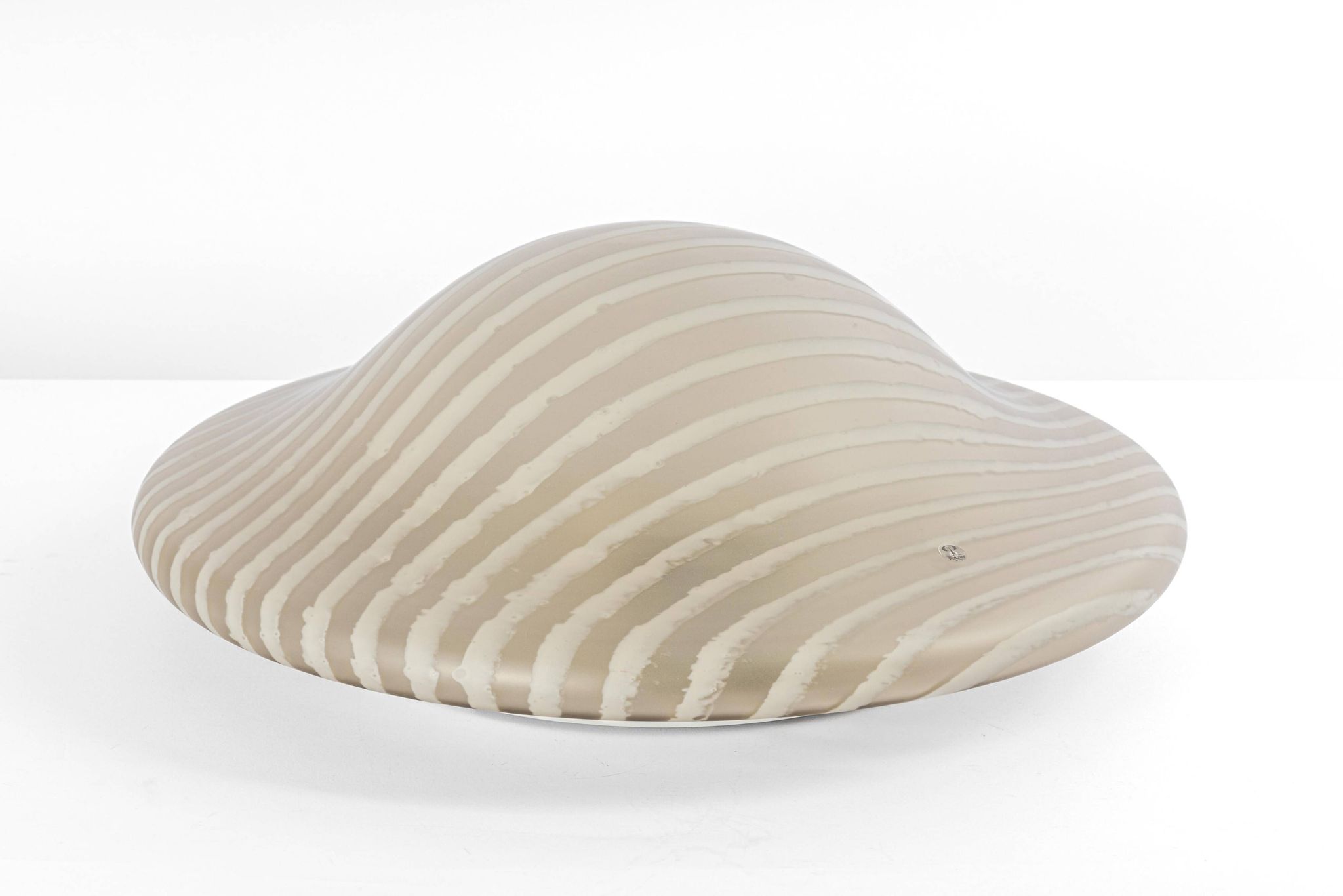 Magnificent glass ceiling light by Peill & Putzler, Germany, 1970s.