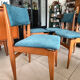 4 vintage Scandinavian style chairs