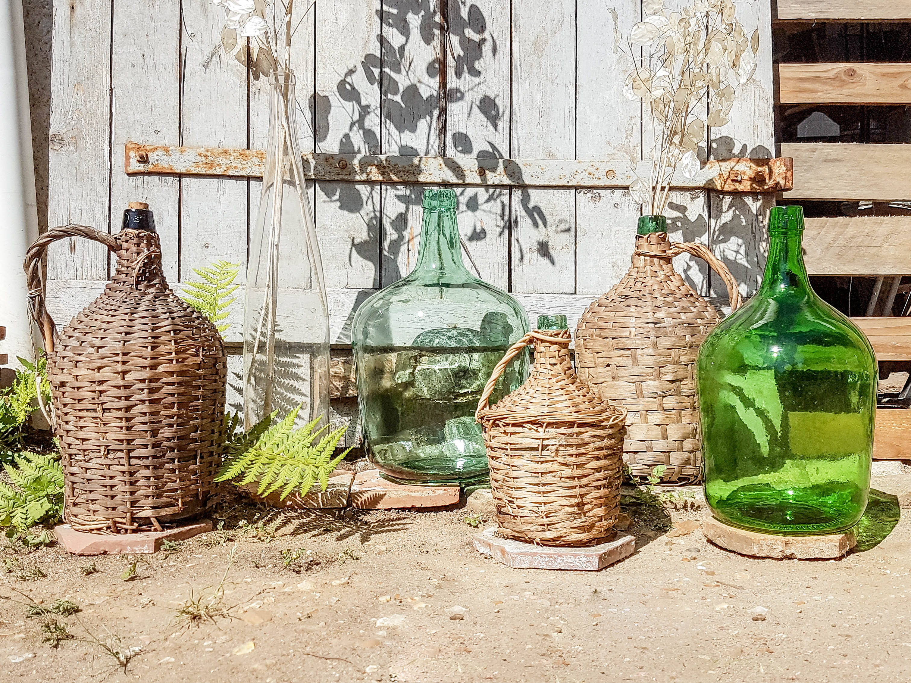Vintage demijohn