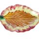 Plat coupe Vallauris en forme de feuille Vintage + couteau