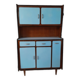 Kitchen sideboard in formica and vintage blue wood
