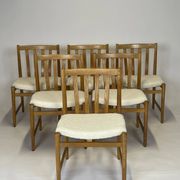 Lot de 6 chaises scandinave en chêne