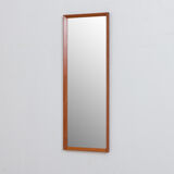 Scandinavian teak mirror  by JC Møbler Hedehusene, Denmark, 1960s