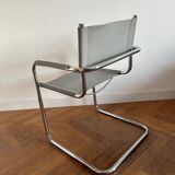 MG5 Grassi style chrome armchair