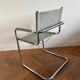MG5 Grassi style chrome armchair