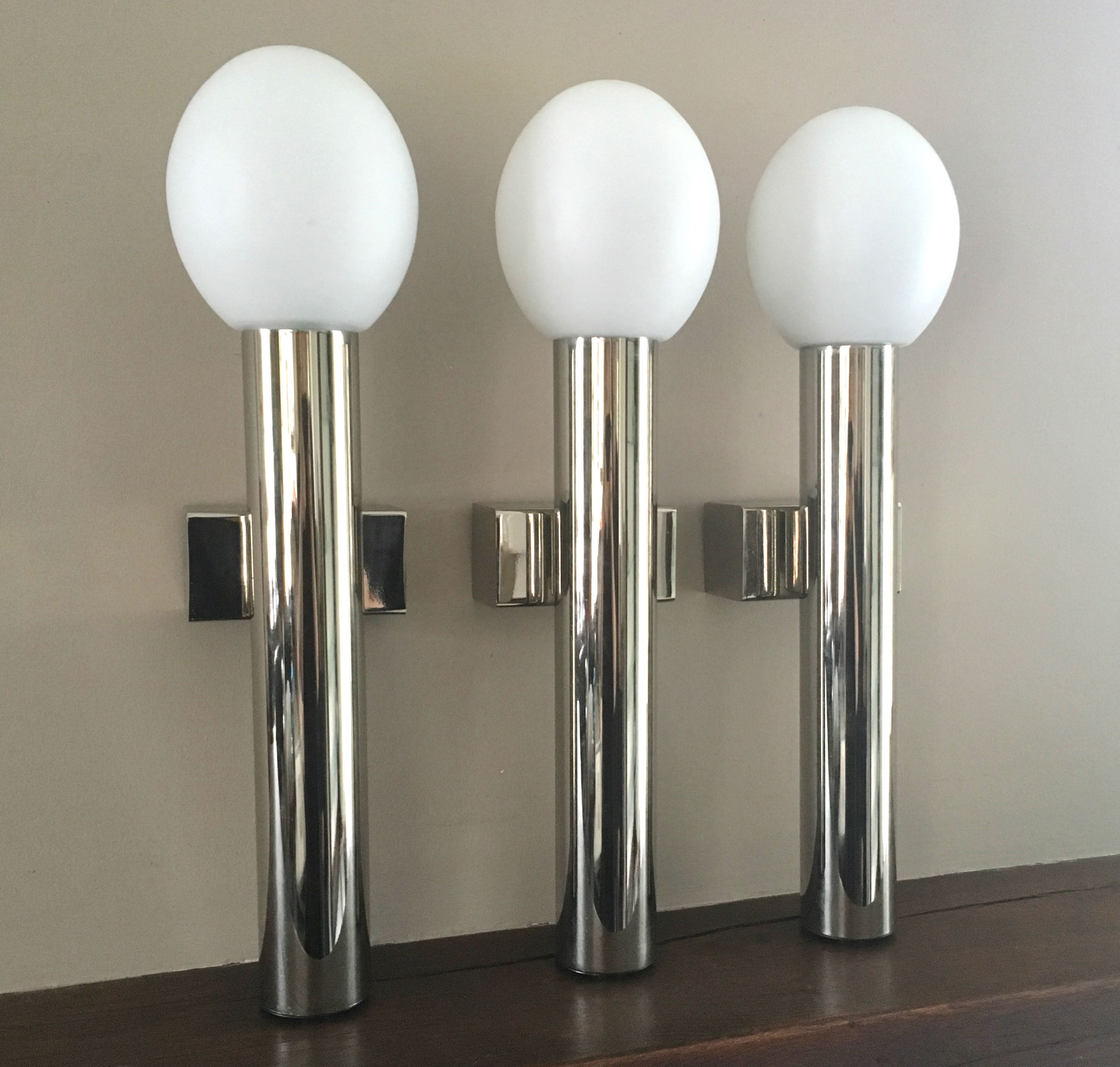Trio of sconces Sciolari 1970