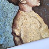 Portrait of a boy – oil on canvas – signed "vax", 1952