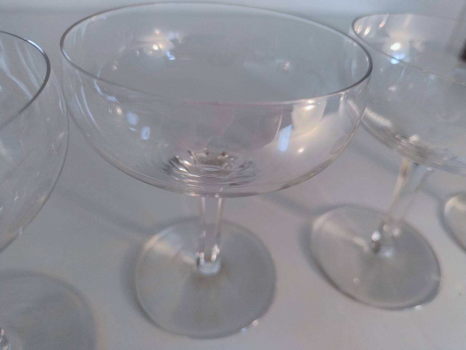 5 coupes de champagne Baccarat - v. 1933 Perfection