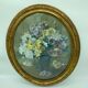 Ancient painting, still life with flowers, 20th century by Georges Ritleng (1875-1972)