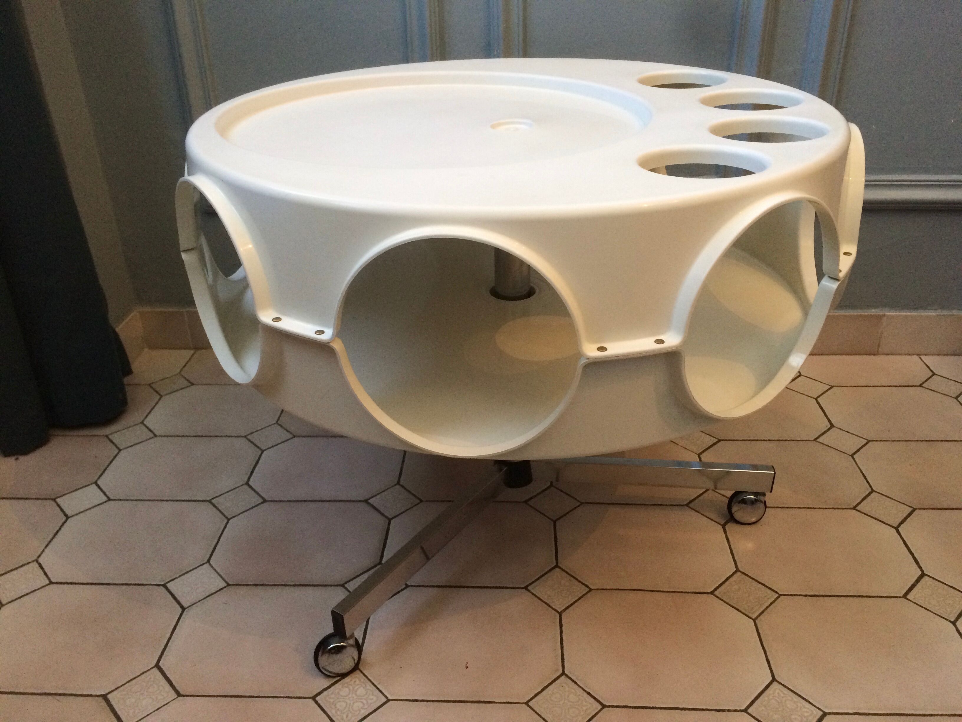 Rotobar vintage coffee table