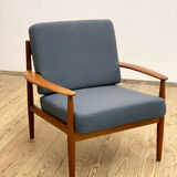 Teak armchair or easy chair by Grete Jalk for France & Son, Danish Design, 1950er