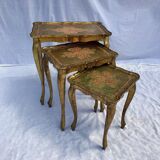 Florentine pull-out tables, 50s/60s