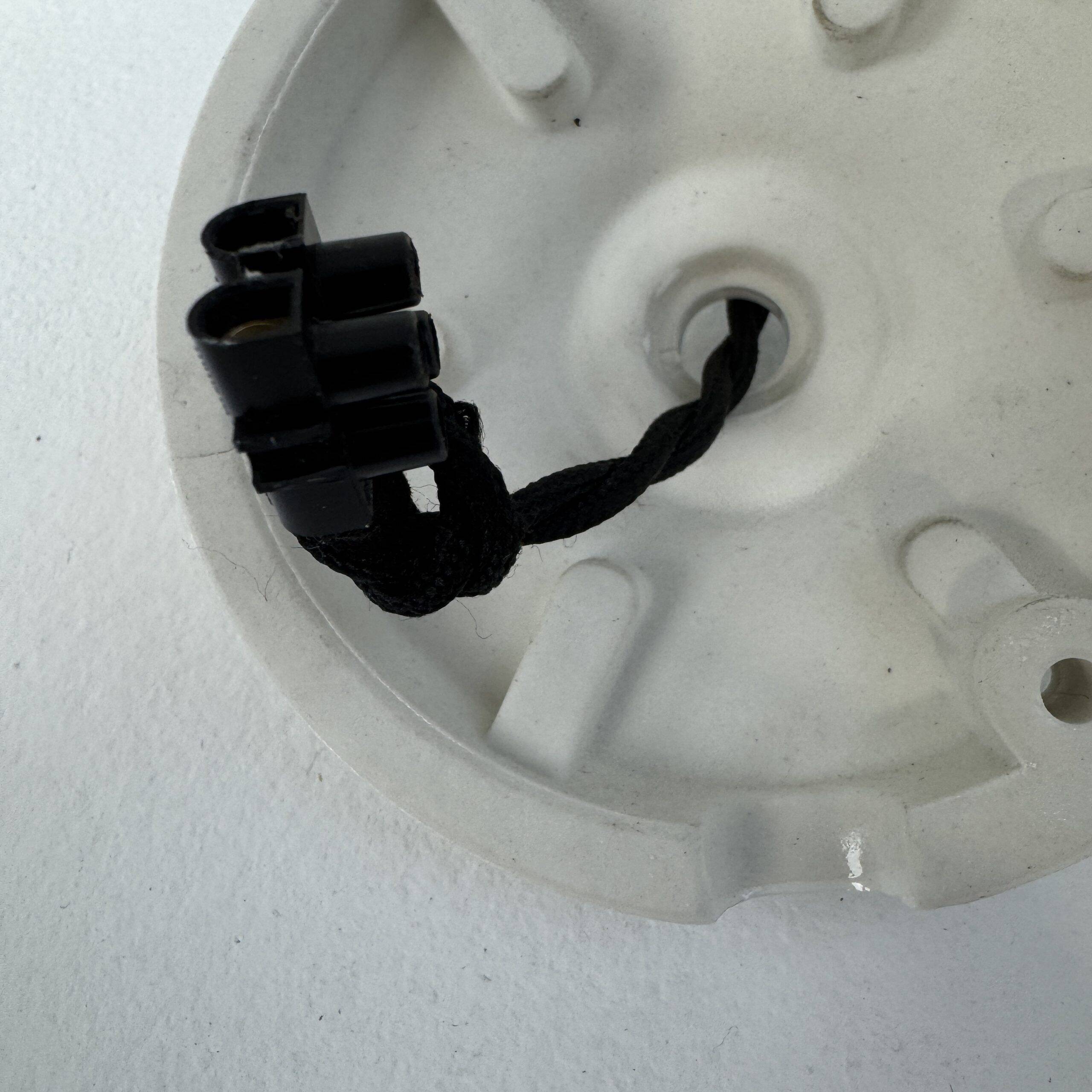 Vintage Art Deco opaline pendant light 28 cm