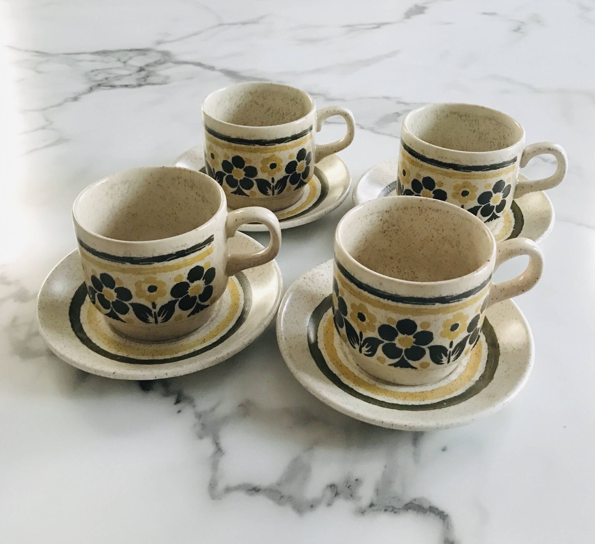 Vintage English Biltons cups and saucers