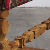 Vintage 1960s Danish farmhouse oak dining chairs in the style of Henning Kjærnulf