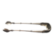 Sterling silver sugar tongs 19th century