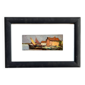 Marin italien, huile sur panneau, Gm Bilargi, 20e siècle