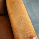 Super rugged sheepskin leather armchair with a wonderfully rugged look