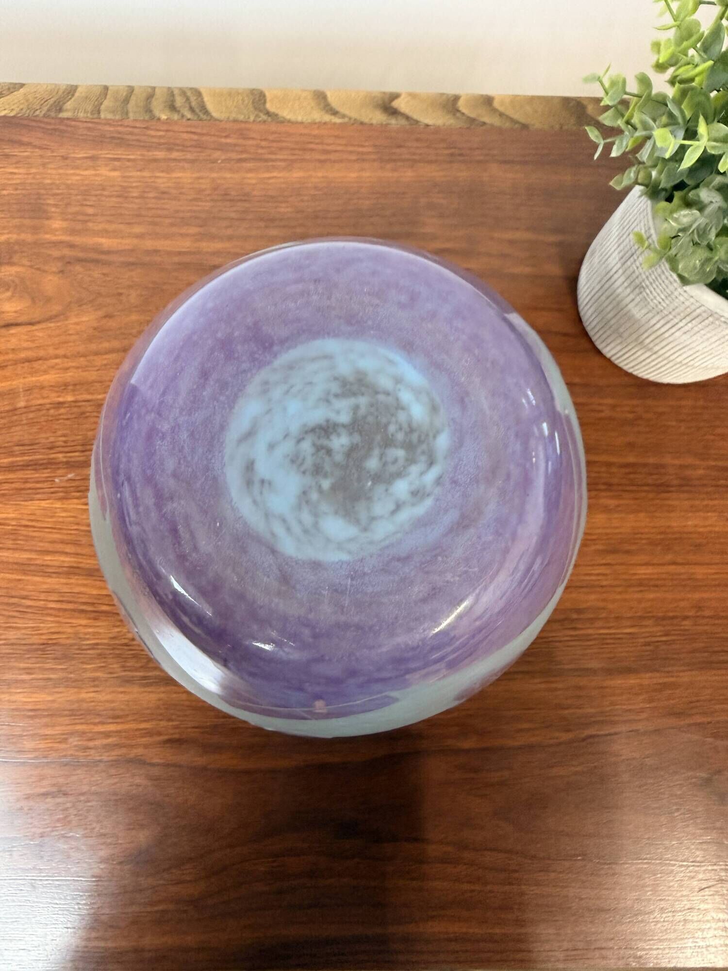 Vase Charles Schneider – Modèle Lavande – Pâte de Verre – Art Déco