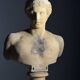 Bust on pedestal 20th century Antinous
