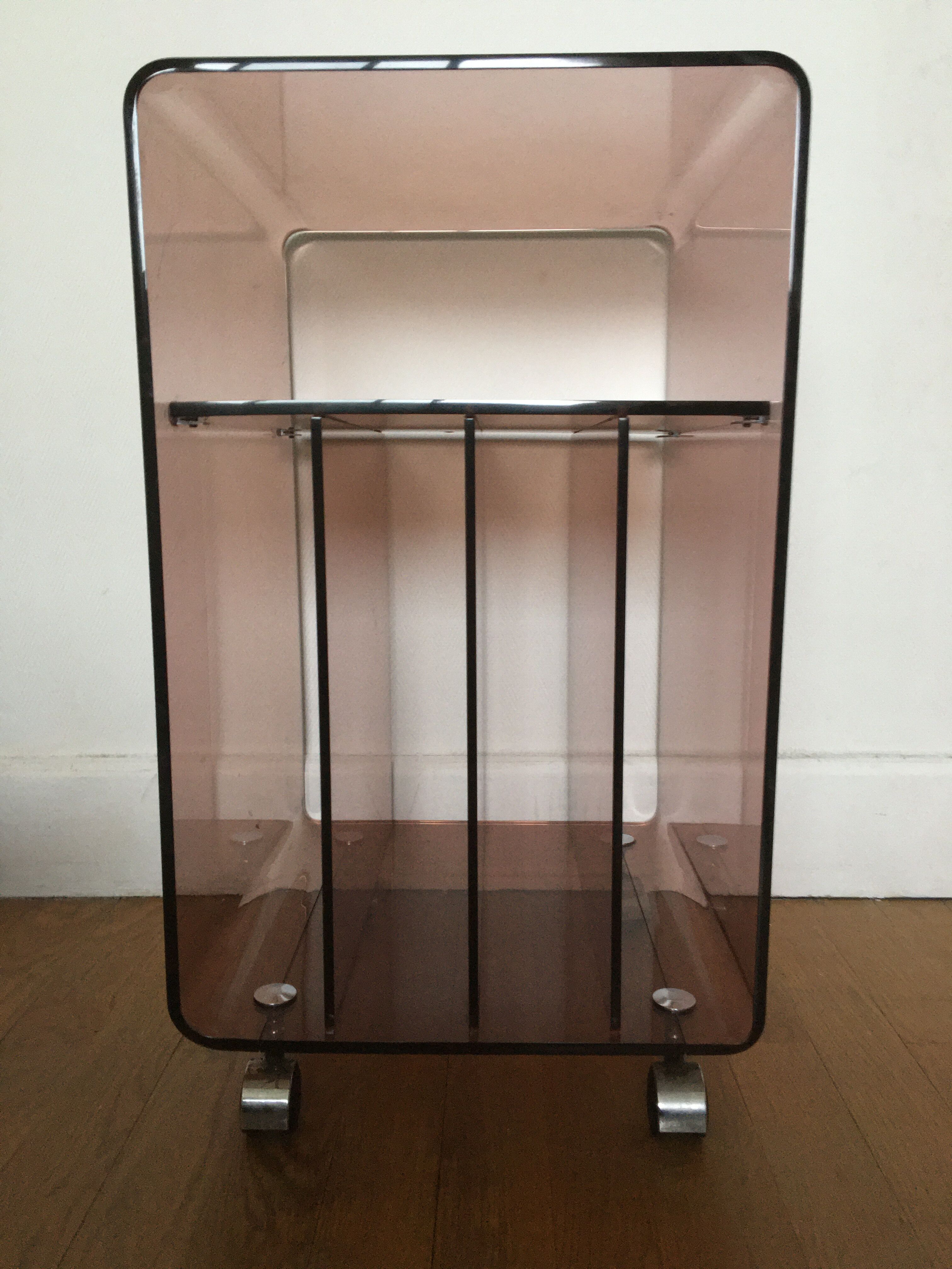 Desserte plexiglas michel dumas Roche Bobois