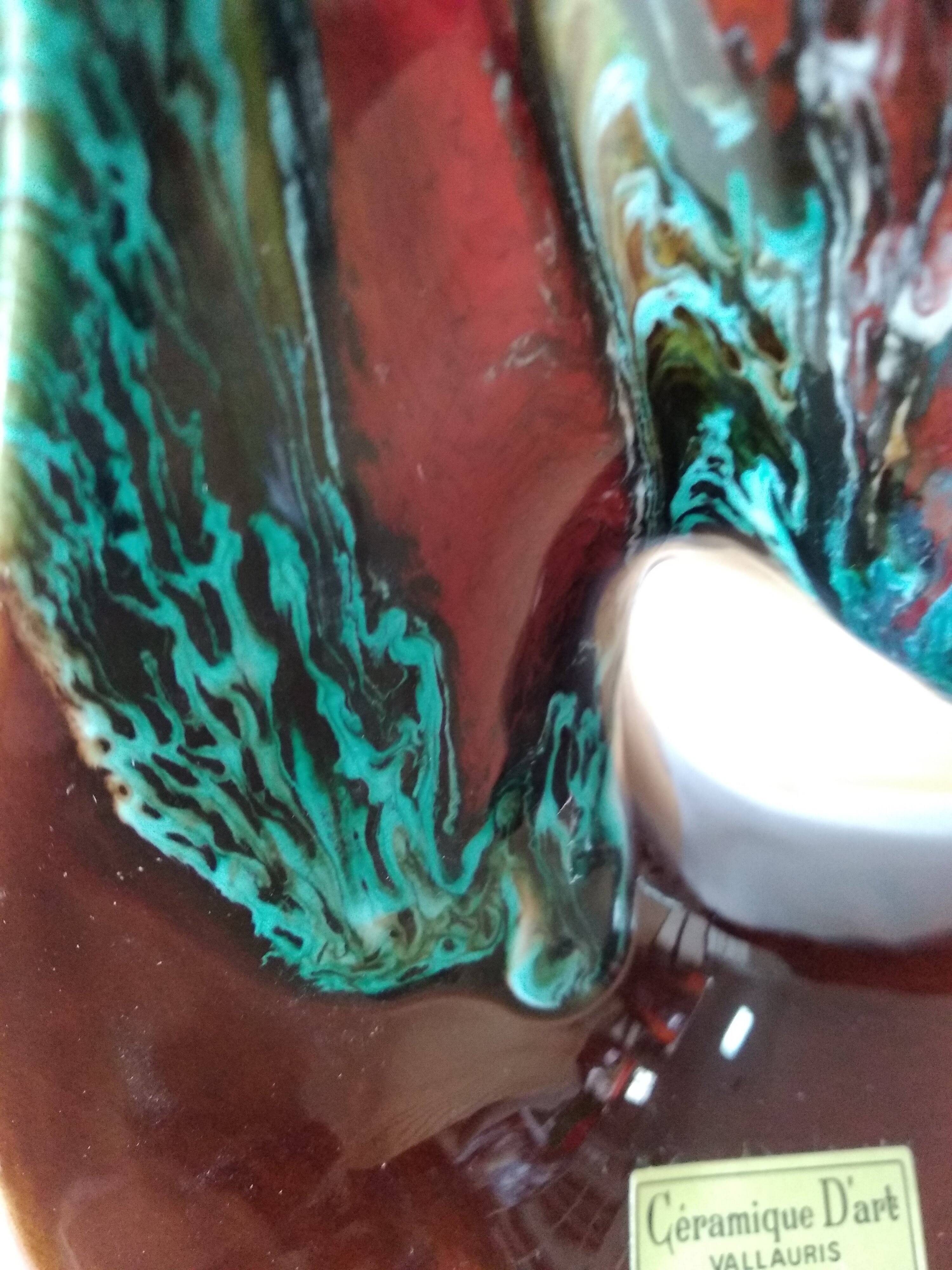 Vintage Vallauris ceramic vase