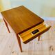 Vintage Danish teak sewing table by Severin Hansen for Haslev Furniture 1960