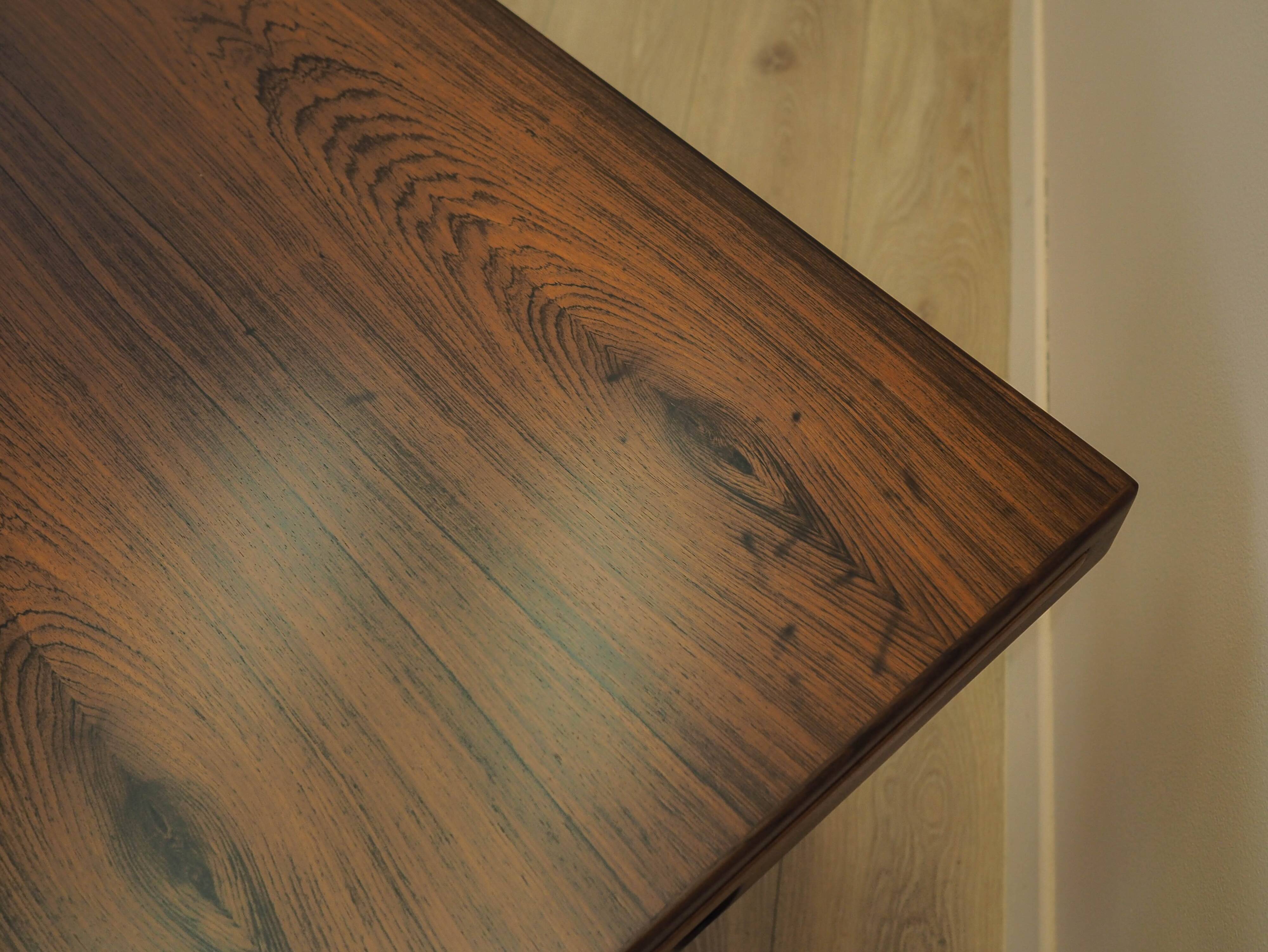 CFC Silkeborg rosewood coffee table with pull-out top, 1960s