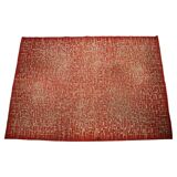 Interesting big abstract geometric modernist bouclé carpet / rug, around 1950s
